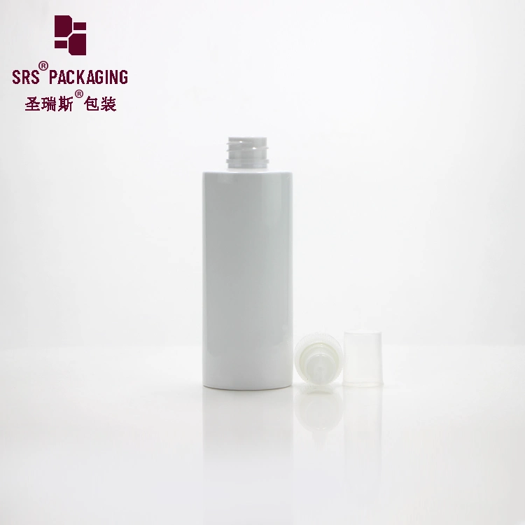 Stock Empty Mini Pet Clear Color Round Flat Alcohol Plastic Bottle Spray 100ml